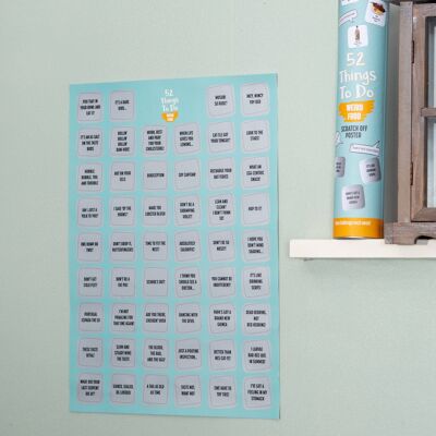 Scratch Off Poster - Foodies