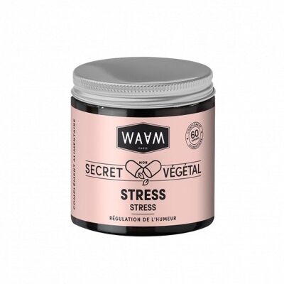 WAAM Cosmetics - Capsule "Stress" - Barattolo da 60 capsule biologiche