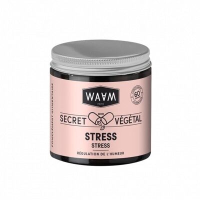WAAM Cosmetics - "Stress"-Kapseln - Dose mit 60 Bio-Kapseln