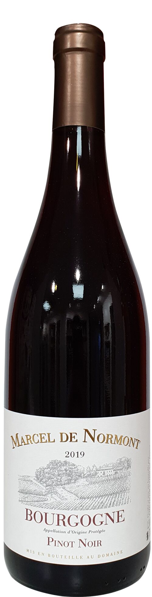 Marcel de Normont Bourgogne Pinot noir vin rouge 2021