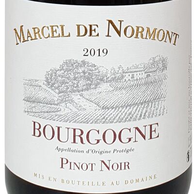 Marcel de Normont Bourgogne Pinot noir vin rouge 2021