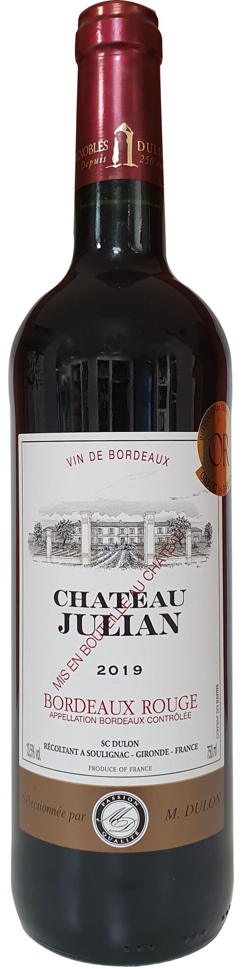 Château Julian Bordeaux vin rouge 75cl 2019