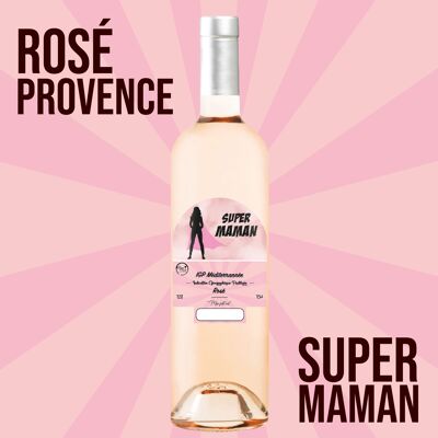 "Super Maman" -IGP Méditérrannée vin rosé 75cl