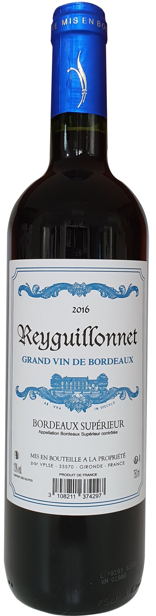 Reyguillonnet Bordeaux supérieur vin rouge 75cl 2016