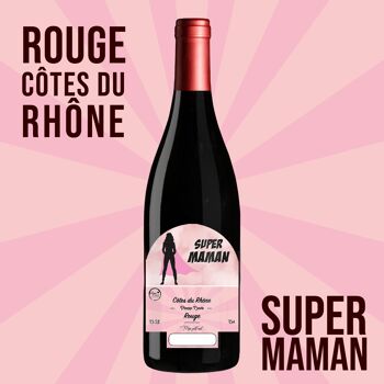 "Super Maman" - AOP Côtes du Rhône vin rouge 75cl 1