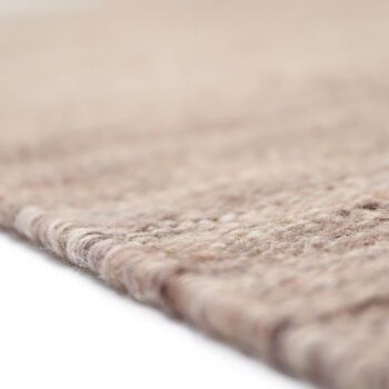 LHENA BRUN ROSE L tapis laine contemporain 4