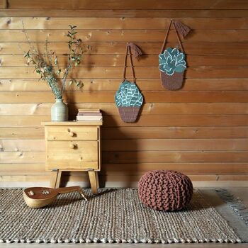 VIGGO tapis jute naturel structure 2