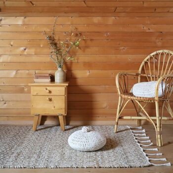 SIERRA tapis jute & coton 2