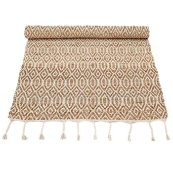 SIERRA tapis jute & coton 3