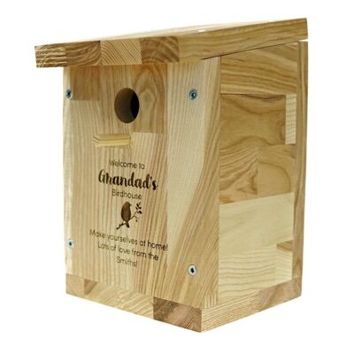 Wooden Nesting Box, Wooden Bird Feeder