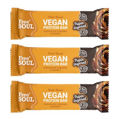 Protein Bars - Chocolate Caramel & Peanut - 3 bars (trial box)