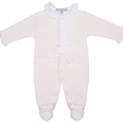 Pyjama MELISSA Rose & Blanc