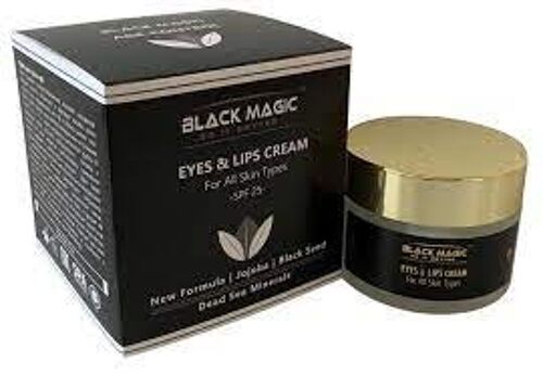 Black Magic -  Eyes & lips cream with Dead Sea minerals SPF 25