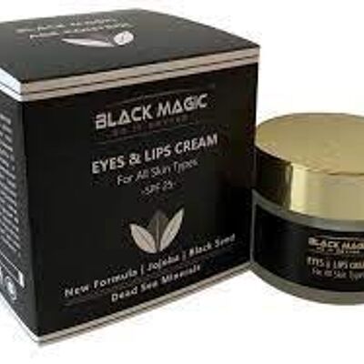 Black Magic - Crema para ojos y labios con minerales del Mar Muerto SPF 25