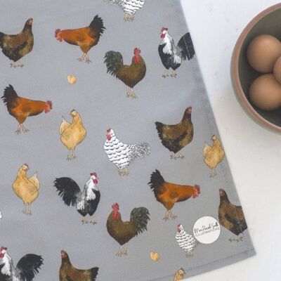 Chicken Tea Towel