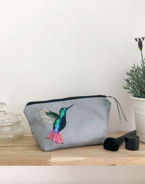 Hummingbird Cosmetic & Makeup Bag