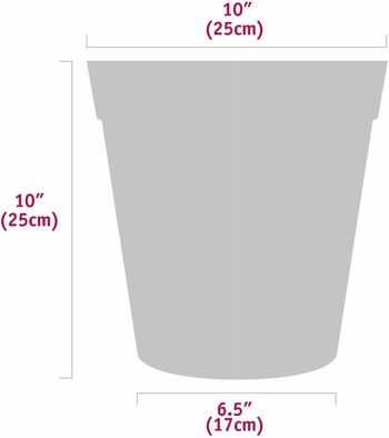 'carrelage maroc' en plastique rose grand pot intérieur/extérieur 25cm 2