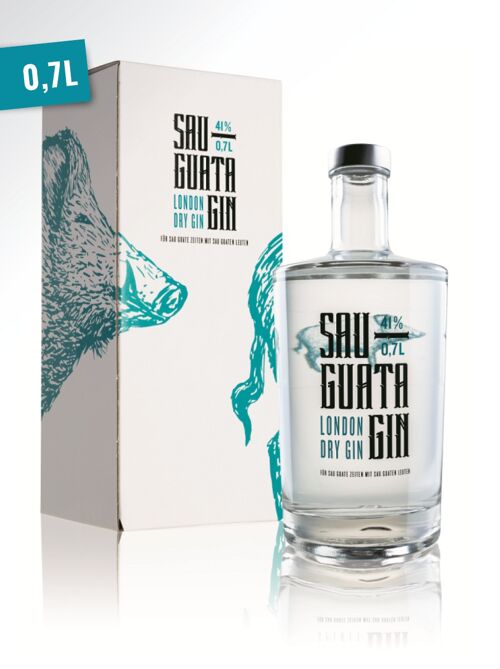 SAU GUATA GIN 0,7l 41% Vol. im Geschenkkarton