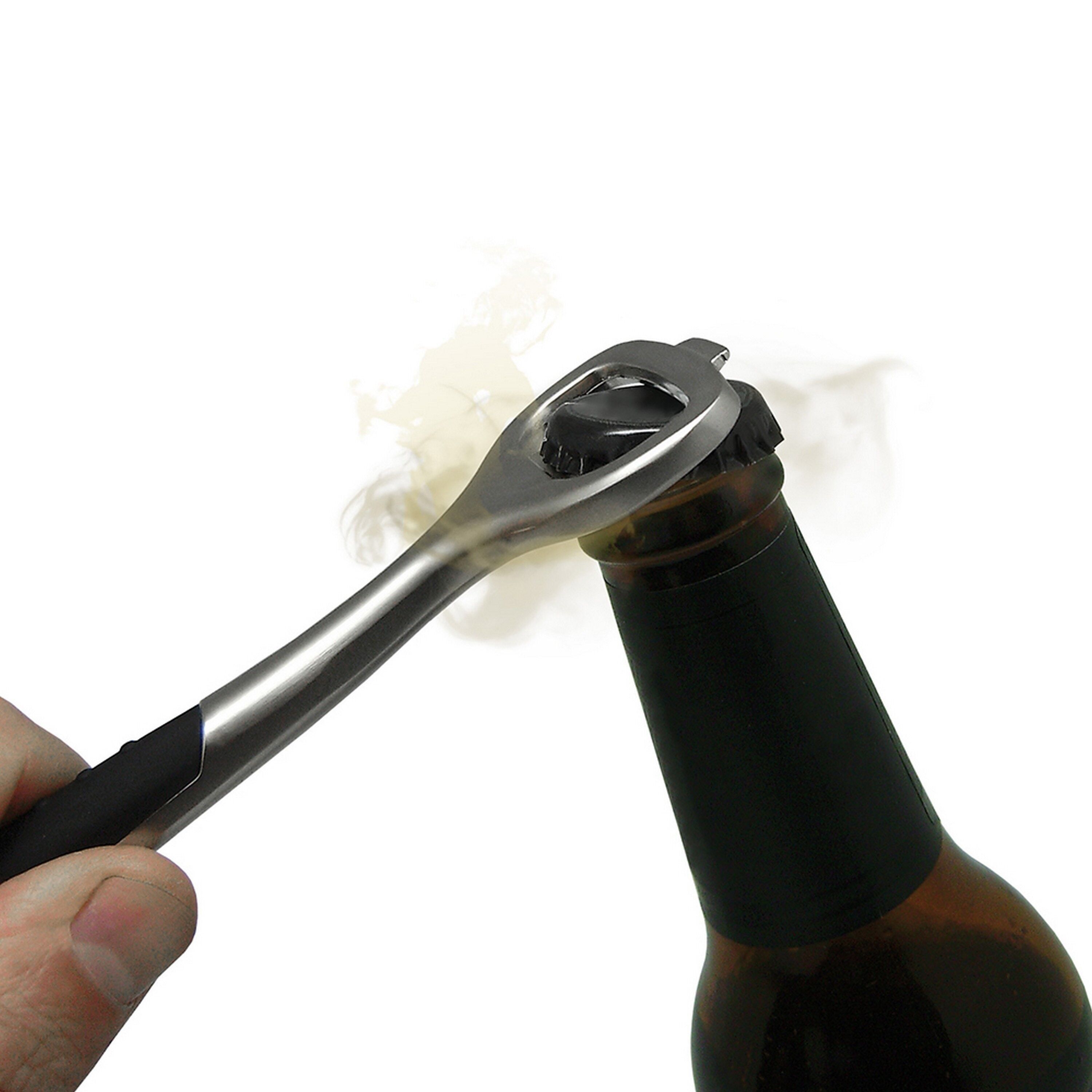 Apribottiglie con manico antiscivolo