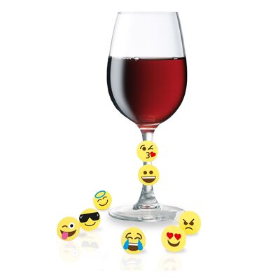 Set Brand Cups emoticons, Silicone