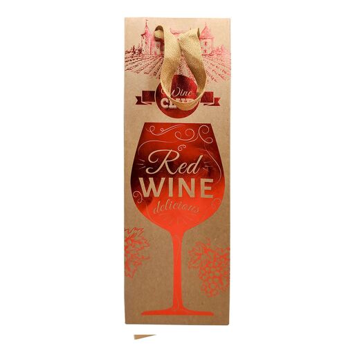 "Bolsa Vino Papel ""Red Wine"""