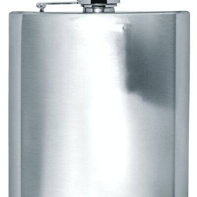 Silver Steel Hip Flask