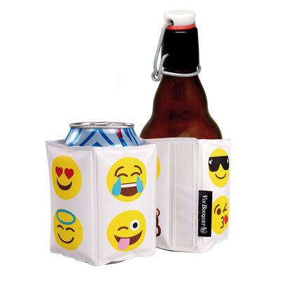 Funda enfriadora latas emoticonos