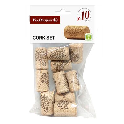 Cork Set, Cork Stoppers for Bottles