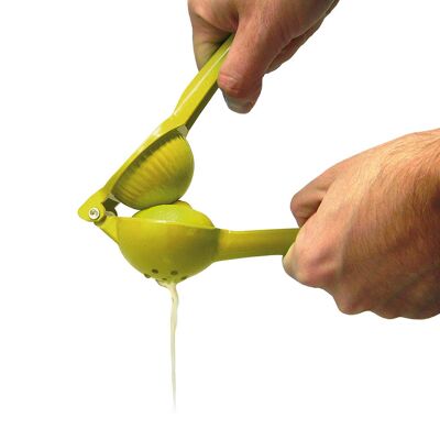 Citrus Juicer, Manual Juice Squeezer, Portable Hand Juicer for Orange Lemon Lime and Citrus, Yellow Color