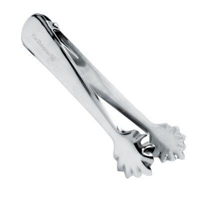 Stainless Steel Ice Tongs, silver