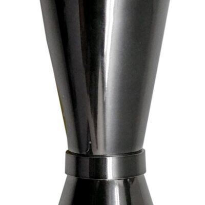 Jigger measure 50/25ml with Black Metallic Graphite finish,