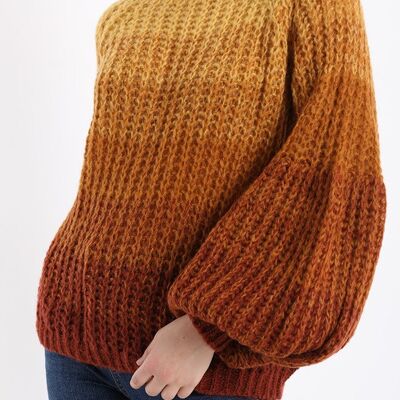 Mohair color blend sweater