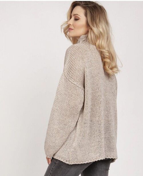 Net weave Sweater - Gainsboro