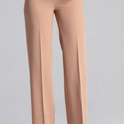 Slim Fit Trousers - 40 - Brown