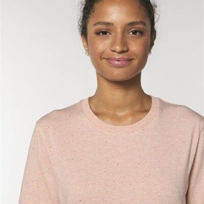 T-shirt in cotone rosa unisex