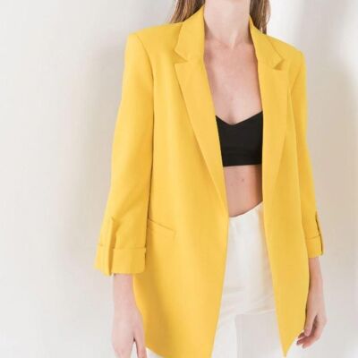Yellow blazer size 40