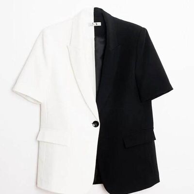 Two-tone blazer women