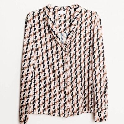 Geometric pattern shirt