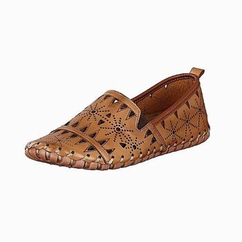 Chaussure à enfiler pour femme Marron