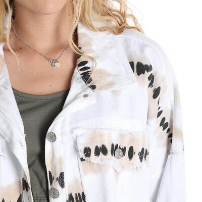 Veste oversize en coton