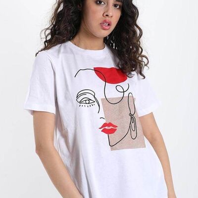 Cotton T-Shirt Artistic