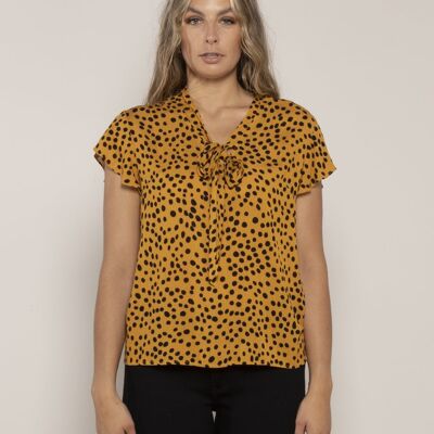 Voyar La Rue Taylor Top | Geel Print