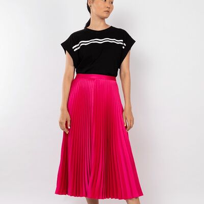 Pleated Pink Skirt