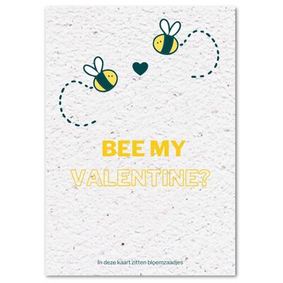 Growth chart - Bee my valentine