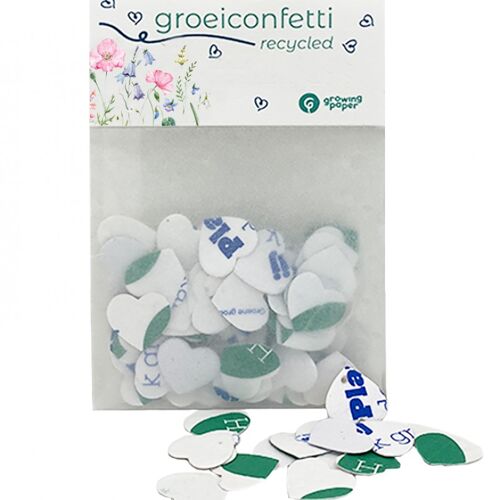 Groeipapier confetti