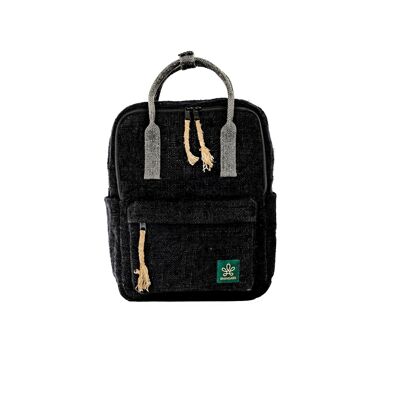 Compact backpack in 100% ethical & vegan hemp - SONAM NUIT