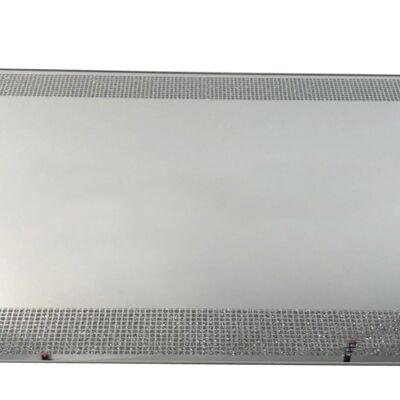 MIRROR TRAY STRASS 30X40CM