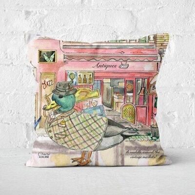 Duck In The City Cushion