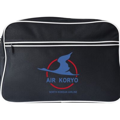 Air Koryo messenger bag black