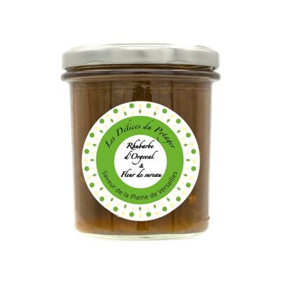 Elderflower rhubarb jam 167g